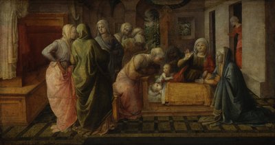 Cud pszczół świętego Ambrożego autorstwa Fra Filippo Lippi