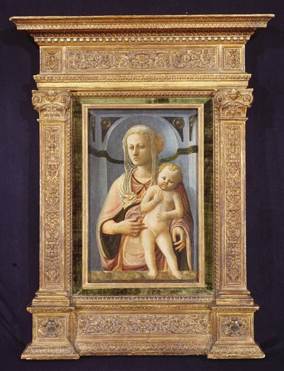 Madonna z Dzieciątkiem, c.1435 (tempera na panelu) autorstwa Fra Filippo Lippi