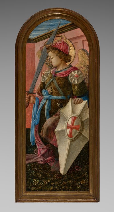 Panel z tryptyku: Archanioł Michał autorstwa Fra Filippo Lippi