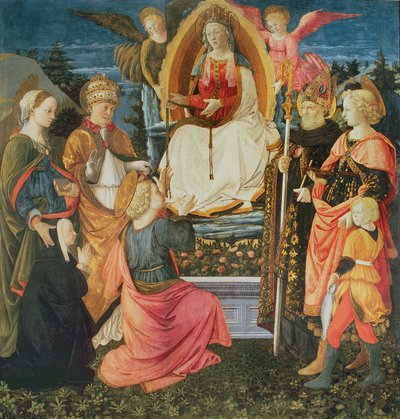 Madonna Świętego Pasa, 1456 autorstwa Fra Filippo Lippi