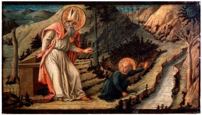 Wizja św. Augustyna w latach 1452-1465. autorstwa Fra Filippo Lippi