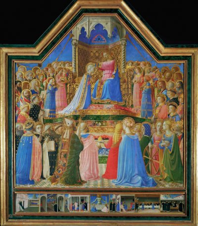 Koronacja Matki Boskiej, ok. 1430 autorstwa Fra Giovanni Angelico da Fiesole