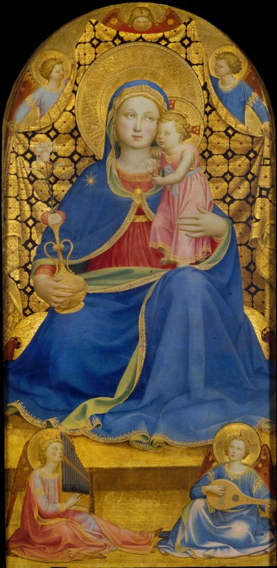 Dziewica pokory autorstwa Fra Giovanni Angelico da Fiesole