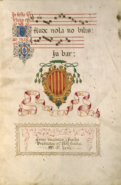 Herb autorstwa Fra Vincentius a Fundis