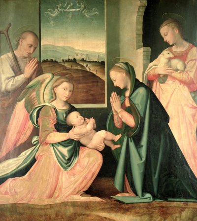 Święta Rodzina z św. Agnieszką autorstwa Fra da Pistoia Paolino