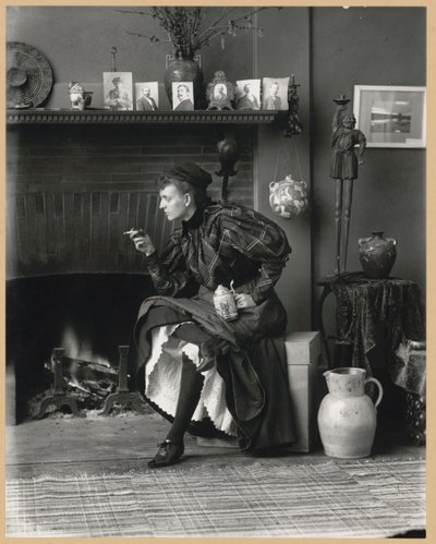 Frances Benjamin Johnston, Autoportret (jako „Nowa kobieta”) autorstwa Frances Benjamin Johnston