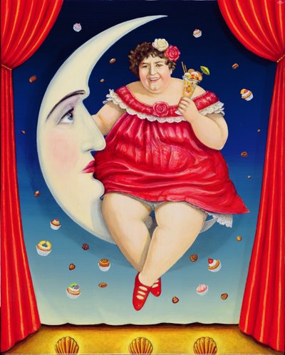 Little Baby Viola, 2001 (olej i tempera na panelu) autorstwa Frances Broomfield