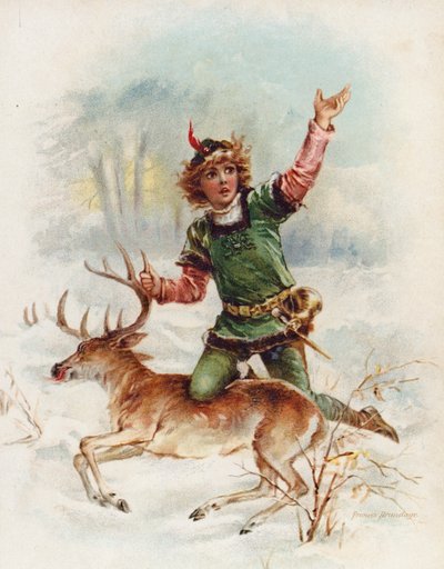 Edward z Caernarfon (chromolit) autorstwa Frances Brundage