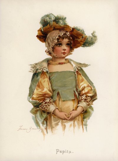 Dziewczyny: Pepita (kolor lito) autorstwa Frances Brundage