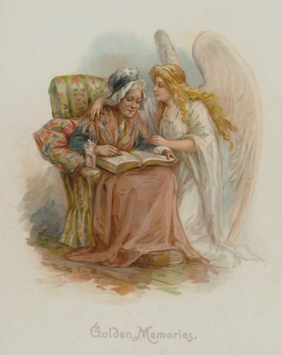 Złote wspomnienia (chromolitho) autorstwa Frances Brundage