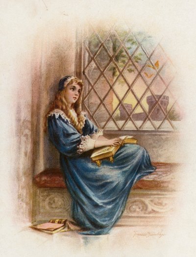 Księżniczka Elżbieta (chromolit) autorstwa Frances Brundage