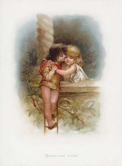 Romeo i Julia (chromolitho) autorstwa Frances Brundage
