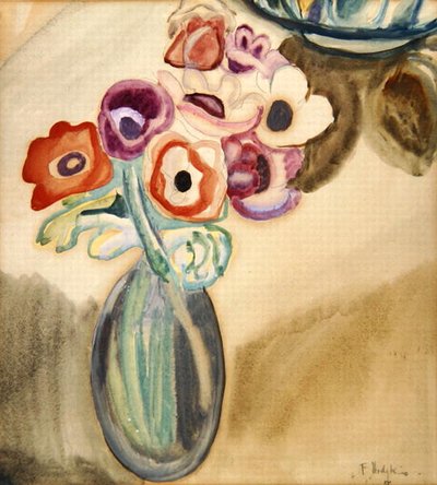 Dzbanek Kwiatów (akwarela na papierze) autorstwa Frances Hodgkins