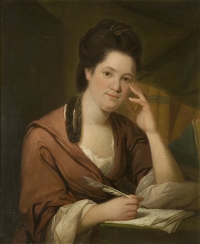 Portret Hannah More (ur. 1745), ok. 1780 (olej na płótnie) autorstwa Frances Reynolds