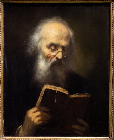 Czytanie za pomocą ramek autorstwa Francesco (1611-69) Giovani