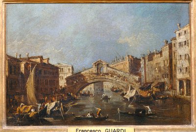 Most Rialto ... autorstwa Francesco (circle of) Guardi