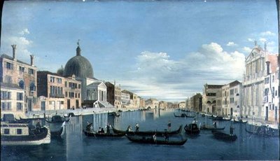 Grand Canal, Wenecja z San Simeon Piccolo autorstwa Francesco (circle of) Tironi