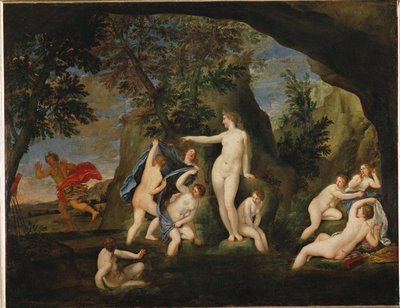 Acteon metamorphose en cerf - Actaion zmienił się w jelenia ... autorstwa Francesco Albani