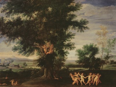 Taniec Kupidynów, ok. 1630 autorstwa Francesco Albani