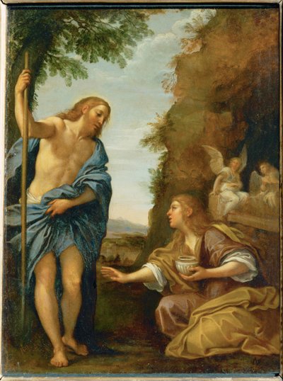 Chrystus i Magdalena ... autorstwa Francesco Albani