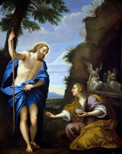 Noli me tangere (na płótnie) autorstwa Francesco Albani