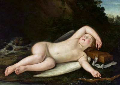 Śpiący Eros autorstwa Francesco Albani
