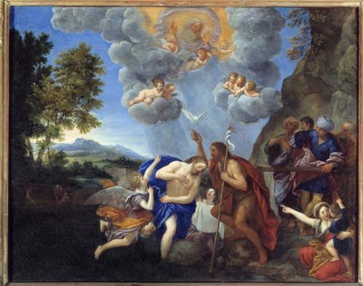 Chrzest Chrystusa - Obraz Francesco Albani dit l