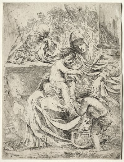 Święta Rodzina autorstwa Francesco Amato