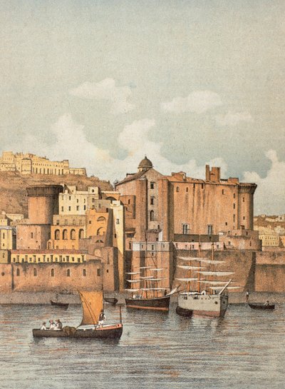 Castel Nuovo (Nowy Zamek), w Neapolu autorstwa Francesco Aversano