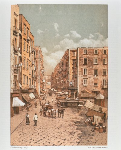 Włochy, Neapol, Droga Portowa autorstwa Francesco Aversano