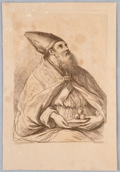 Papież z książką autorstwa Francesco Bartolozzi
