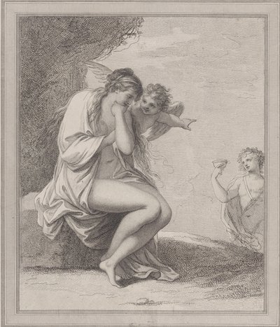 Ariadna, Kupidyn i Bachus, 1788. autorstwa Francesco Bartolozzi