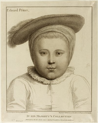 Edward, książę Walii autorstwa Francesco Bartolozzi