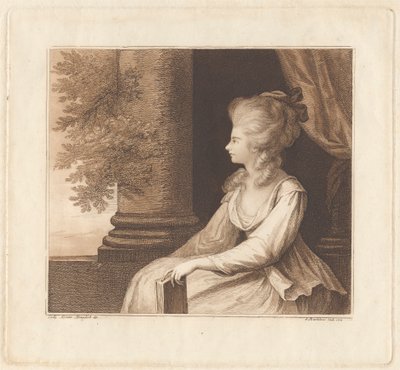 Georgiana, księżna Devonshire autorstwa Francesco Bartolozzi