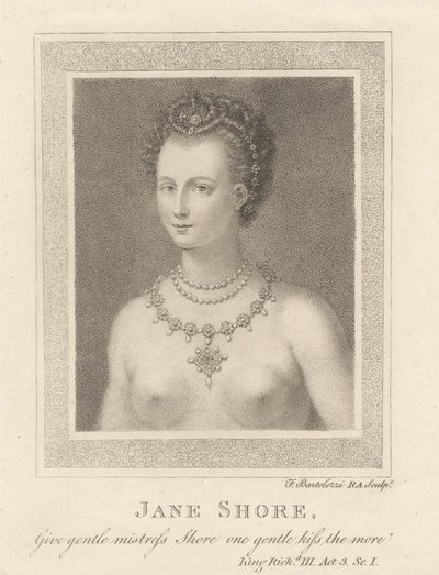 Jane Shore autorstwa Francesco Bartolozzi