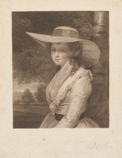 Lavinia Spencer (z domu Bingham), hrabina Spencer autorstwa Francesco Bartolozzi