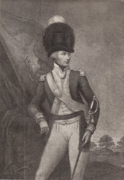 Podpułkownik Cox, Bloomsbury Volunteers, XVIII wiek, 1909 autorstwa Francesco Bartolozzi