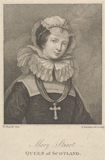 Maryja Królowa Szkotów, 12 stycznia 1803 r., 12 stycznia 1803 r. autorstwa Francesco Bartolozzi