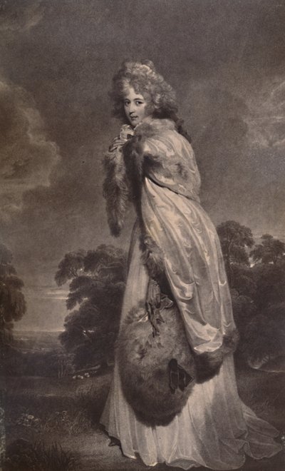 Panna Elżbieta Farren, później hrabina Derby, c1792 1894 autorstwa Francesco Bartolozzi