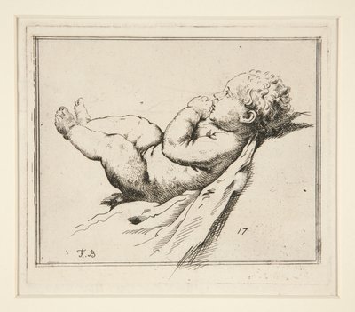 Nagie Niemowlę autorstwa Francesco Bartolozzi
