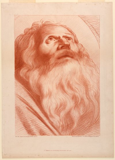 Głowa staruszka autorstwa Francesco Bartolozzi