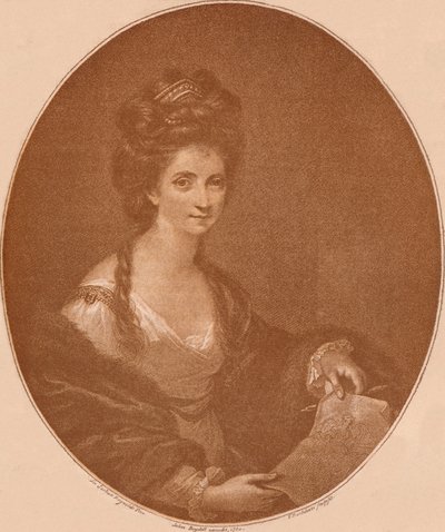 Portret Angeliki Kauffman, c1777 1904 autorstwa Francesco Bartolozzi