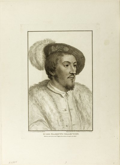 Portret młodego mężczyzny autorstwa Francesco Bartolozzi