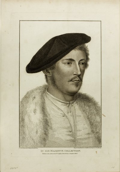 Portret młodego mężczyzny autorstwa Francesco Bartolozzi