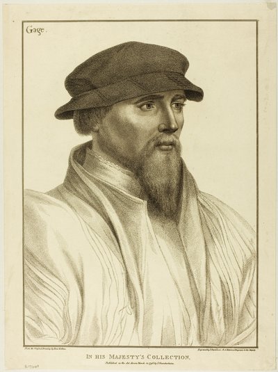 Sir John Gage autorstwa Francesco Bartolozzi