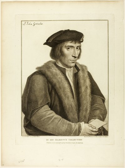 Sir John Godsalve autorstwa Francesco Bartolozzi
