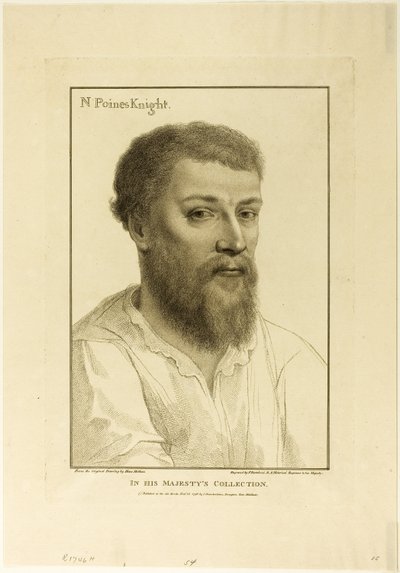 Sir Nicholas Poines autorstwa Francesco Bartolozzi
