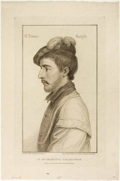 Sir Nicholas Poines autorstwa Francesco Bartolozzi