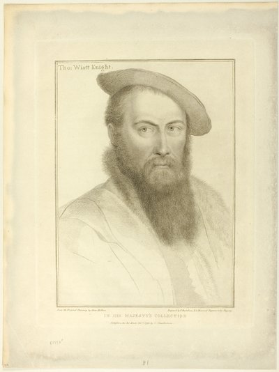 Sir Thomas Wyatt autorstwa Francesco Bartolozzi