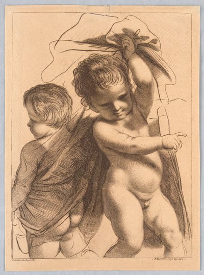 Dwóch chłopców autorstwa Francesco Bartolozzi